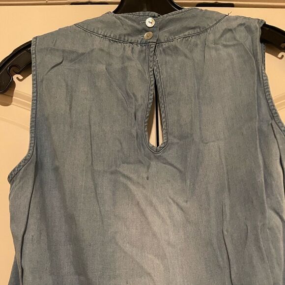 NWOT Denim Jumpsuit - Picture 6 of 8
